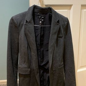 Aqua charcoal blazer